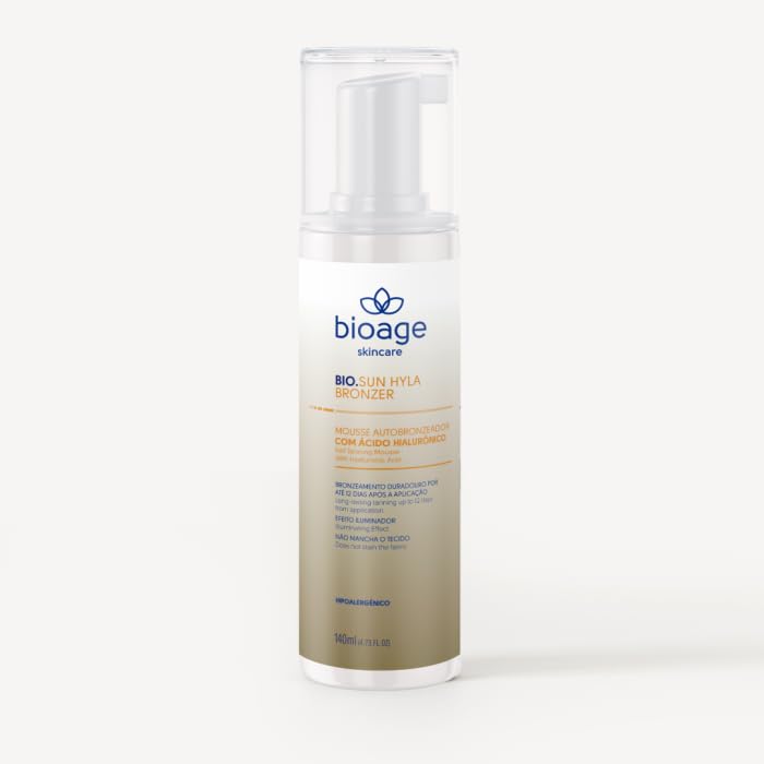 Bioage Mousse Autobronzeador Bio.Sun Hyla com Ácido Hialurônico